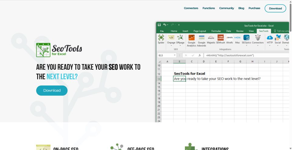 SEOTools For Excel