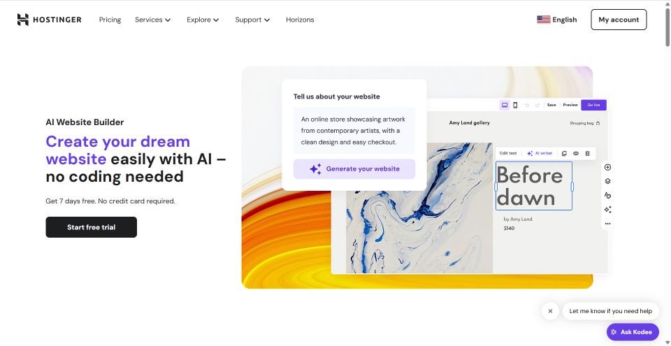 The 7 best AI website builders in 2025