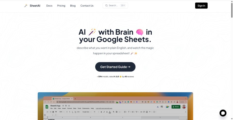 Sheet AI